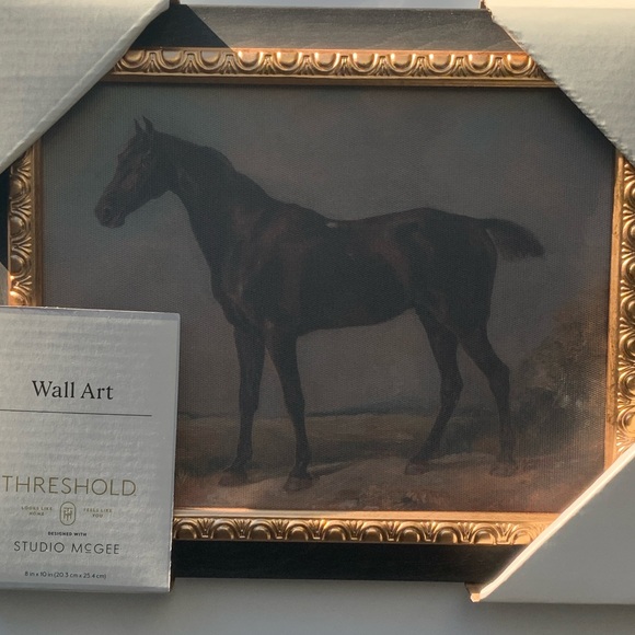 Studio McGee Equestrian Art with Ornate Gold Frame - Picture 2 of 6